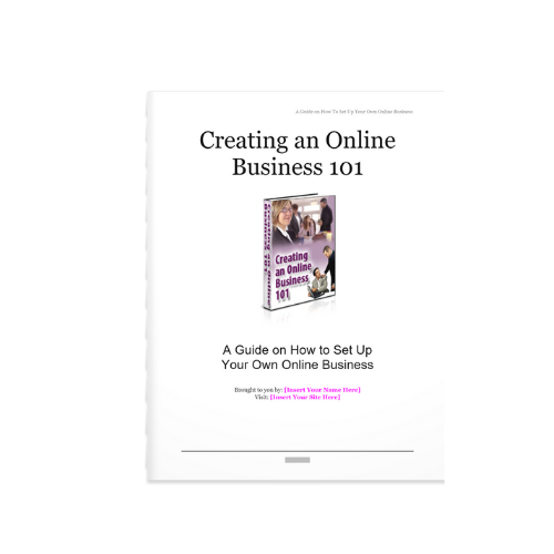 Creating an Online Business 101