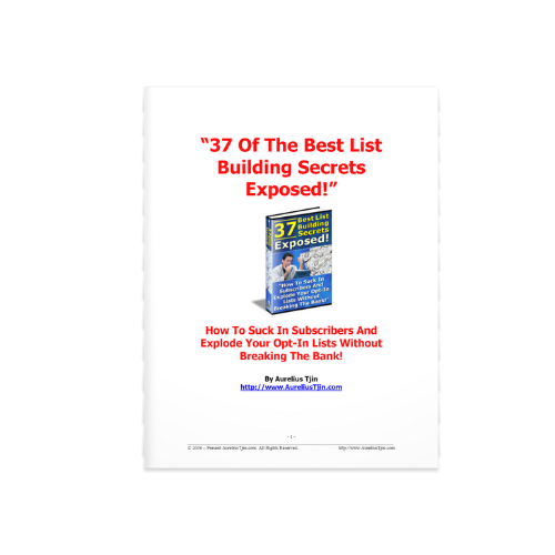 37 of the Best List Building Secrets Exposed