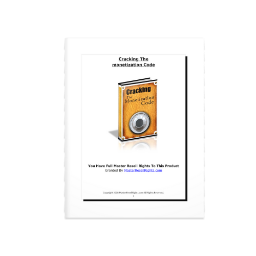 Cracking the Monetization Code